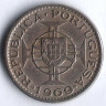 Монета 2,5 эскудо. 1969 год, Ангола (колония Португалии).