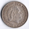 Монета 1 гульден. 1963 год, Нидерланды.
