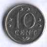 Монета 10 центов. 1978 год, Нидерландские Антильские острова.