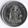 Монета 5 центов. 2000 год, Багамские острова.