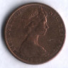 Монета 1 цент. 1983 год, Новая Зеландия.