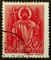 Почтовая марка. "Святой Стефан". 1939 год, Венгрия.