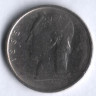 Монета 1 франк. 1965 год, Бельгия (Belgie).