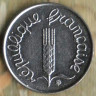 Монета 1 сантим. 1969 год, Франция. Вторая 