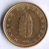 Монета 1 форинт. 2002 год, Венгрия.