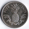 Монета 5 центов. 2004 год, Багамские острова.