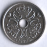 Монета 2 кроны. 1997 год, Дания. LG;JP;A.