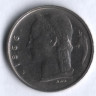 Монета 1 франк. 1966 год, Бельгия (Belgie).