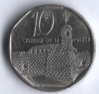 Монета 10 сентаво. 2002 год, Куба. Конвертируемая серия.