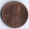 1 цент. 1980 год, США.