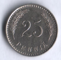 25 пенни. 1934 год, Финляндия.