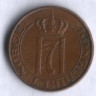 Монета 1 эре. 1936 год, Норвегия.