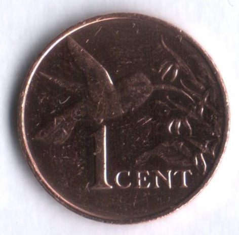 1 цент. 2003 год, Тринидад и Тобаго.