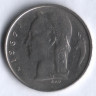 Монета 1 франк. 1967 год, Бельгия (Belgie).