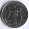 Монета 50 центов. 1993 год, Намибия.