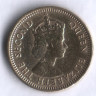 Монета 5 центов. 1960 год, Гонконг.