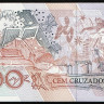 Банкнота 100 крузейро. 1990 год, Бразилия. Серия 