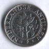 Монета 10 центов. 1991 год, Нидерландские Антильские острова.