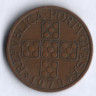 Монета 1 эскудо. 1970 год, Португалия.