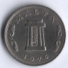 Монета 5 центов. 1976 год, Мальта.