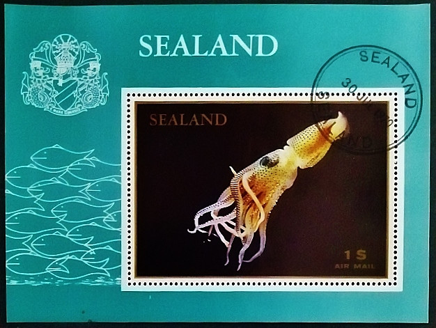 Мини-блок. "Морская жизнь". 1970 год, Силенд.