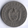 Монета 5 сентесимо. 1982 год, Панама.