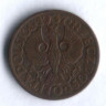 Монета 1 грош. 1937 год, Польша.