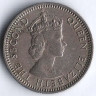 Монета 10 центов. 1956 год, Малайя и Британское Борнео.