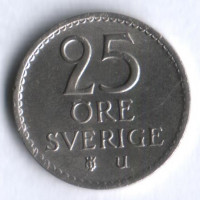 25 эре. 1971 год, Швеция. U.