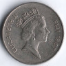 Монета 10 центов. 1987 год, Фиджи.
