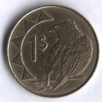 Монета 1 доллар. 1993 год, Намибия.