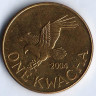 Монета 1 квача. 2004 год, Малави.