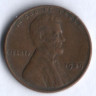 1 цент. 1939 год, США.
