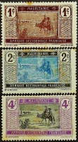Набор марок (3 шт.). "Пересечение пустыни". 1913 год, Мавритания.