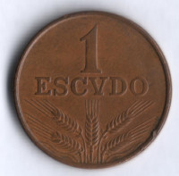 Монета 1 эскудо. 1974 год, Португалия.