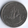Монета 25 центов. 2004 год, Восточно-Карибские государства.