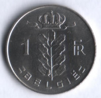 Монета 1 франк. 1970 год, Бельгия (Belgie).