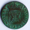 Монета 1 дуит. 1768 год, Гелдерланд.