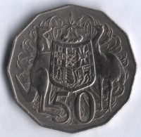 Монета 50 центов. 1980 год, Австралия.