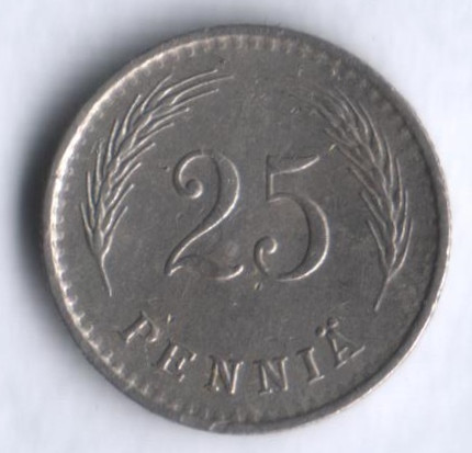25 пенни. 1938 год, Финляндия.