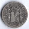 Монета 1 песета. 1885 год, Испания.