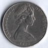 Монета 50 центов. 1980 год, Новая Зеландия.
