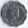 Монета 1 цент. 2012 год, Белиз.