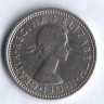Монета 1 шиллинг. 1961 год, Великобритания (Герб Англии).