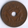 Монета 1 пенни. 1958 год, Родезия и Ньясаленд.