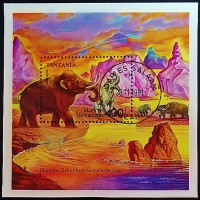 Мини-блок. "Слоны". 1991 год, Танзания.