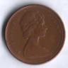 Монета 1 цент. 1965 год, Канада.