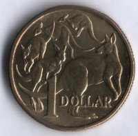 Монета 1 доллар. 1984 год, Австралия.