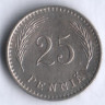 25 пенни. 1939 год, Финляндия.