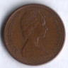 Монета 1 цент. 1966 год, Канада.